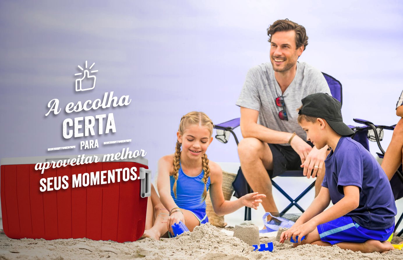 Banner final Caixa Térmica Adventure 45,4 Litros - Vermelho