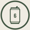 Capacidade para 64 latas