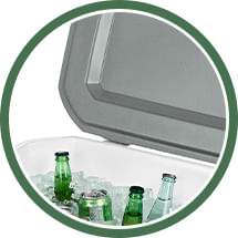 REC TERM 316 SERIES 150 QT (142 L) -  SILVER ASH 