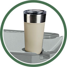 REC TERM 316 SERIES 150 QT (142 L) -  SILVER ASH 