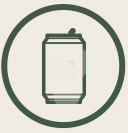 Capacidade para 80 latas